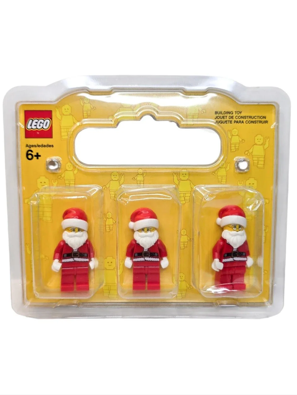Lego Christmas Minifigure 3 Santa Claus Limited Edition In Store Exclusive Set